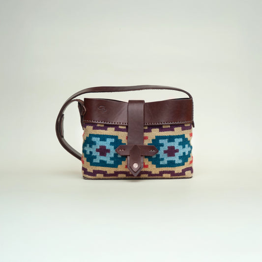Indigo & Saperavi Crossbody Bag