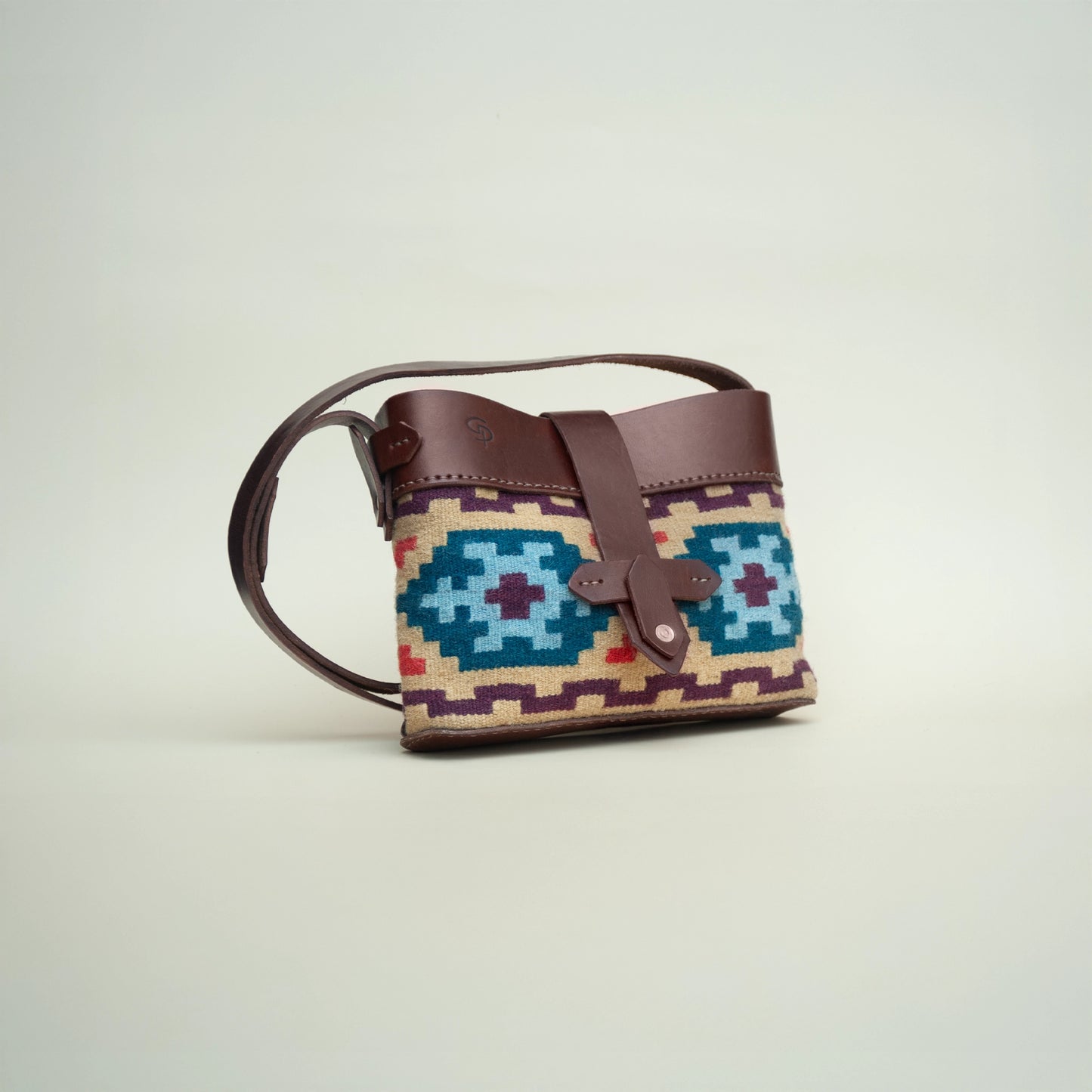 Indigo & Saperavi Crossbody Bag