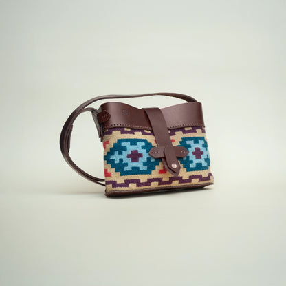 Indigo & Saperavi Crossbody Bag