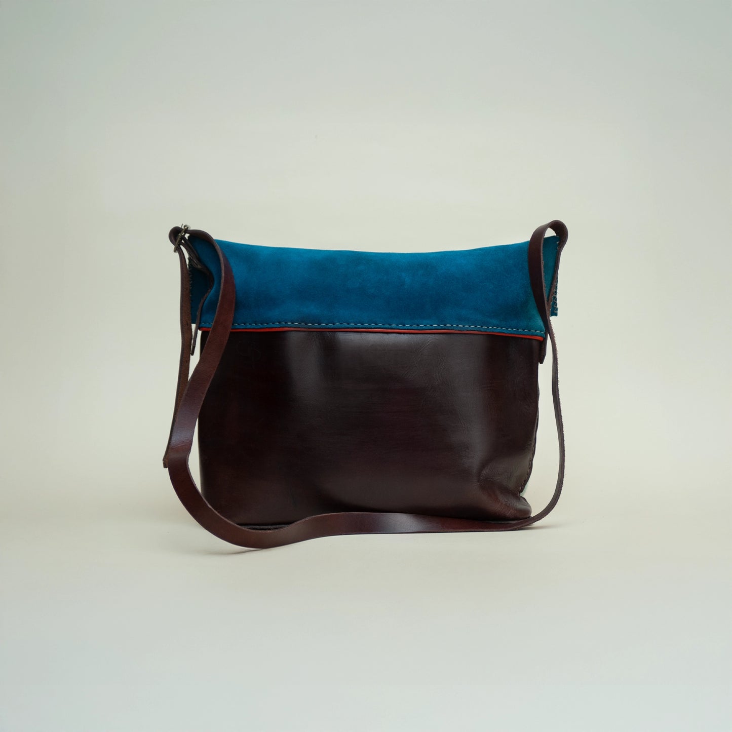 Indigo Vulture Crossbody Bag