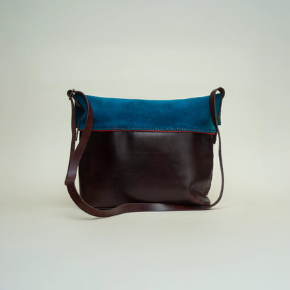 Indigo Vulture Crossbody Bag