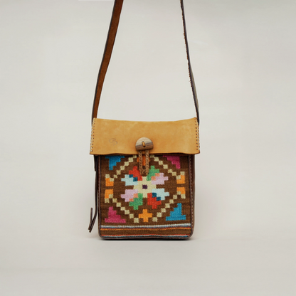 Flower messenger bag