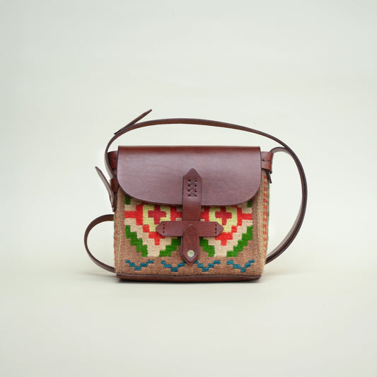 Cross Pattern Cross Body Bag