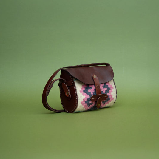 Pink & Blue Cross Body Bag