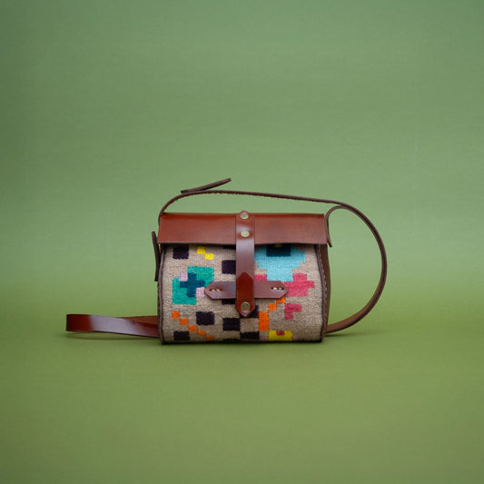 Geometric Pattern Cross Body Bag