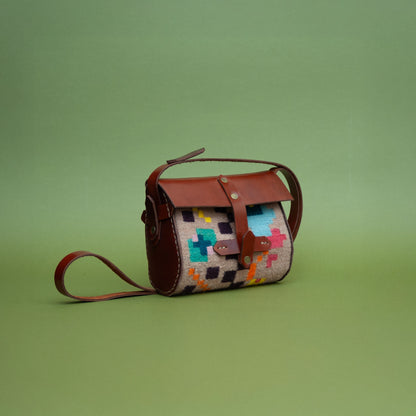 Geometric Pattern Cross Body Bag