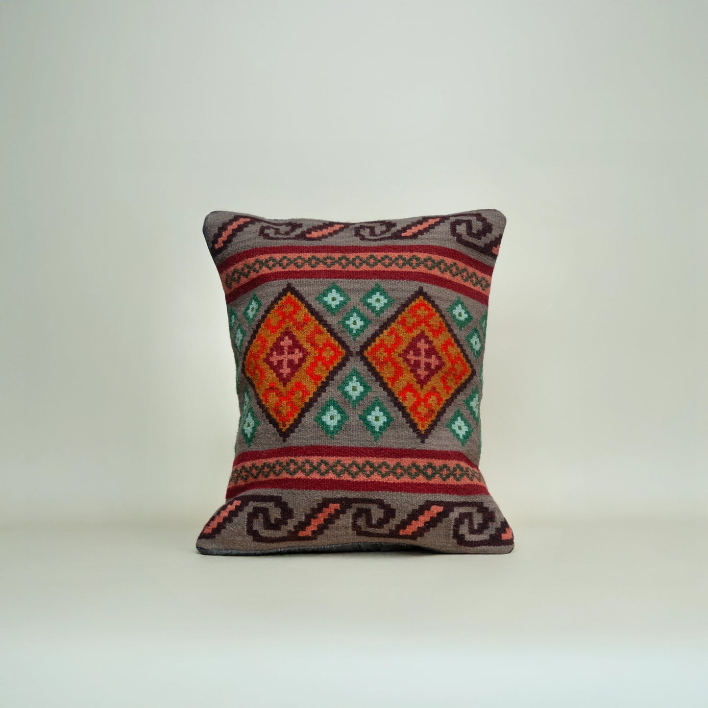 Pillow Case With Traditional Ornament
