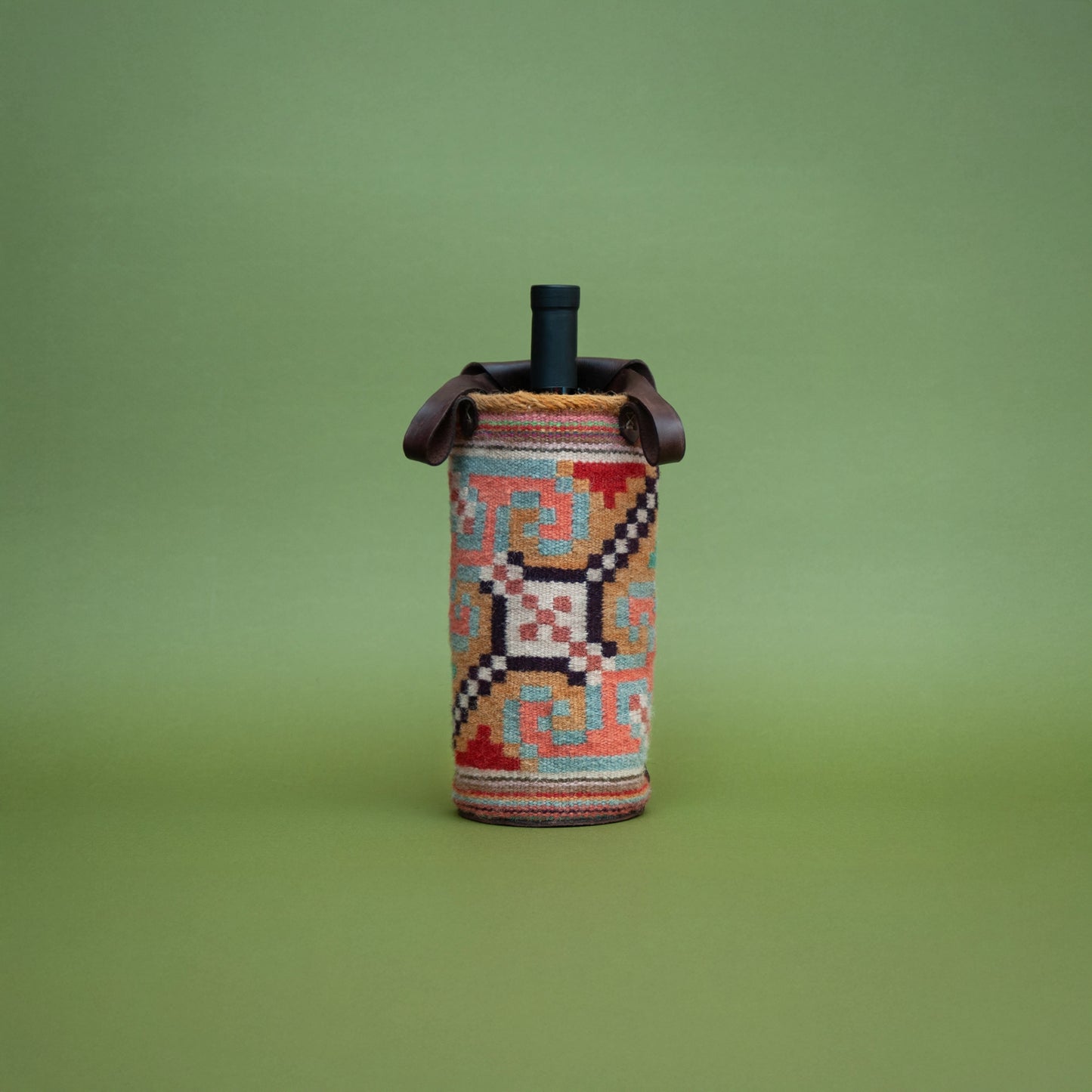 Multicolor Wine Bottle Carrier