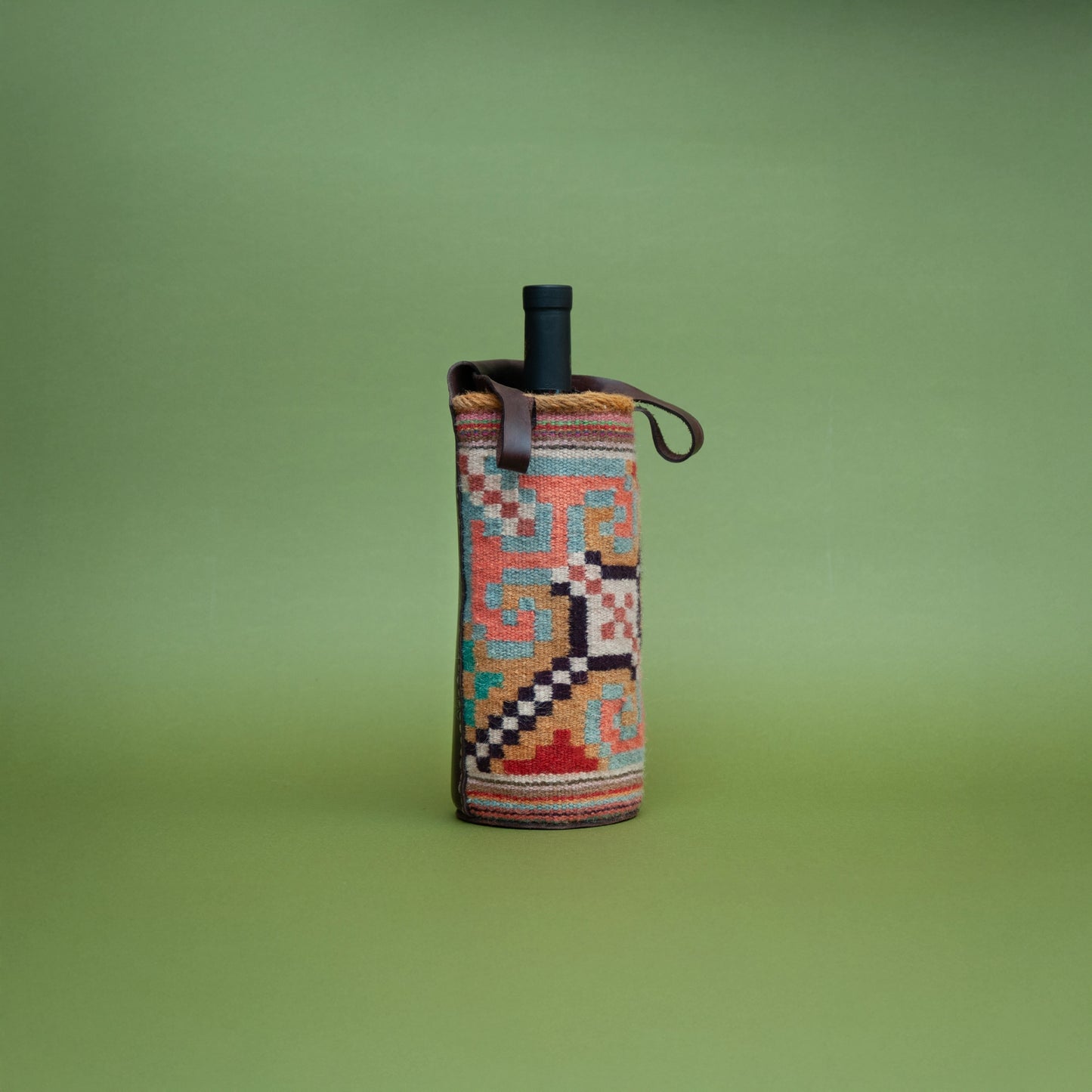 Multicolor Wine Bottle Carrier