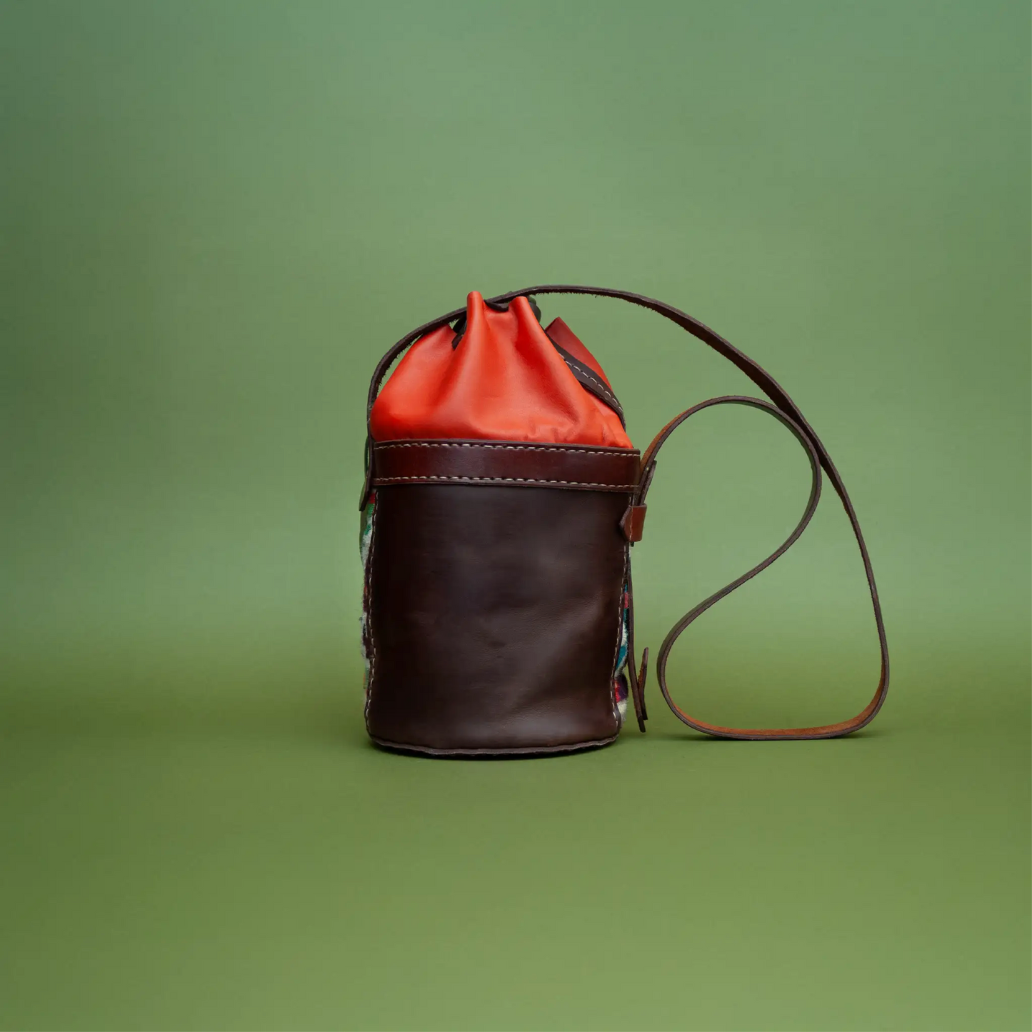 Soft Leather Bucket Bag