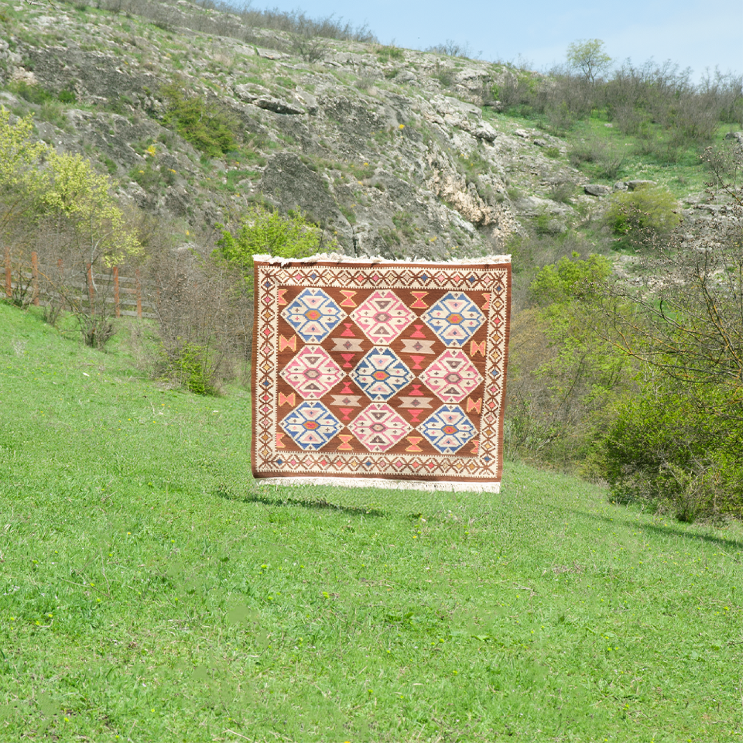 Multicolor Traditional Georgian Rug